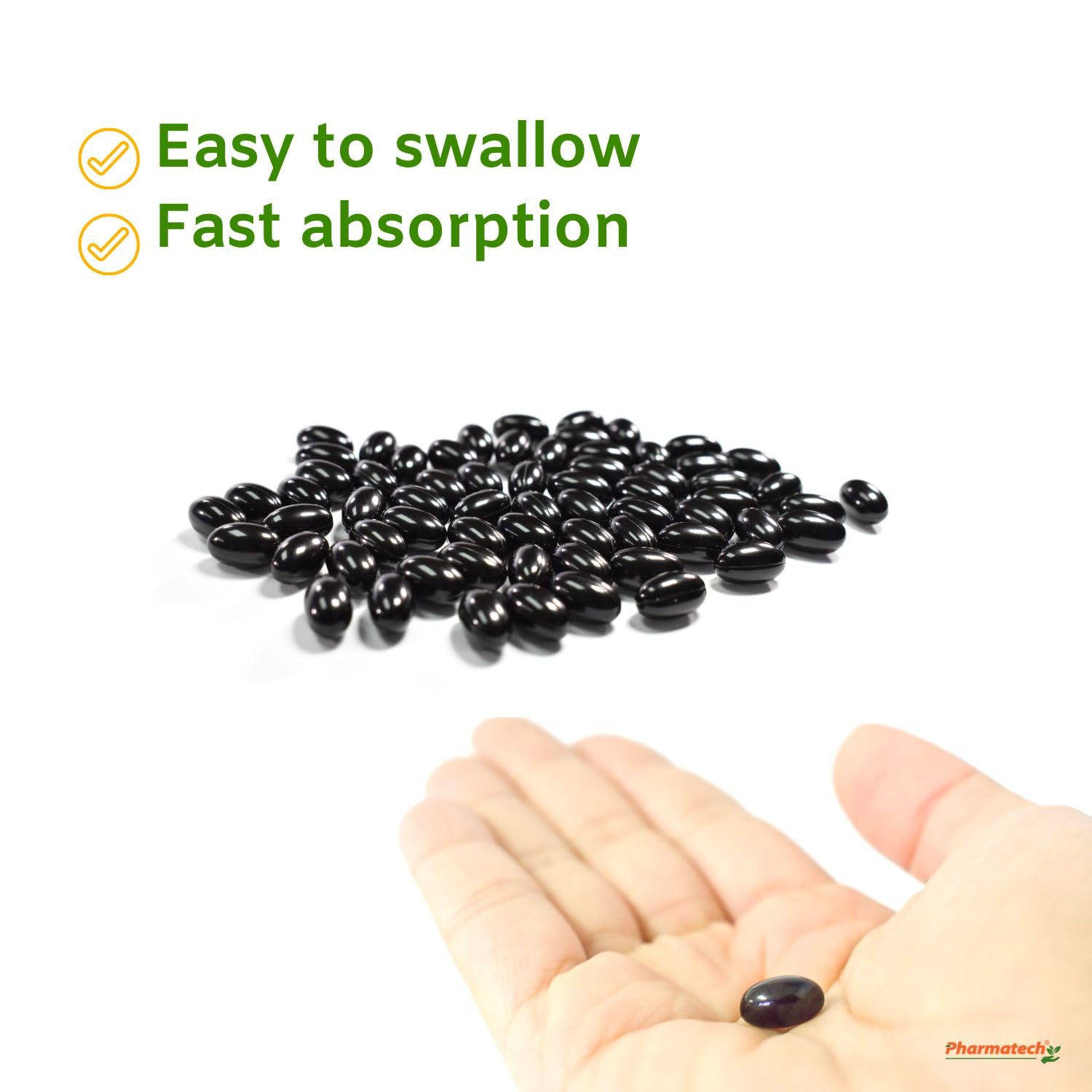 PHARMATECH Folic Acid 800 mcg Plus Iron 27 mg Supplement for Women, Vitamin B9