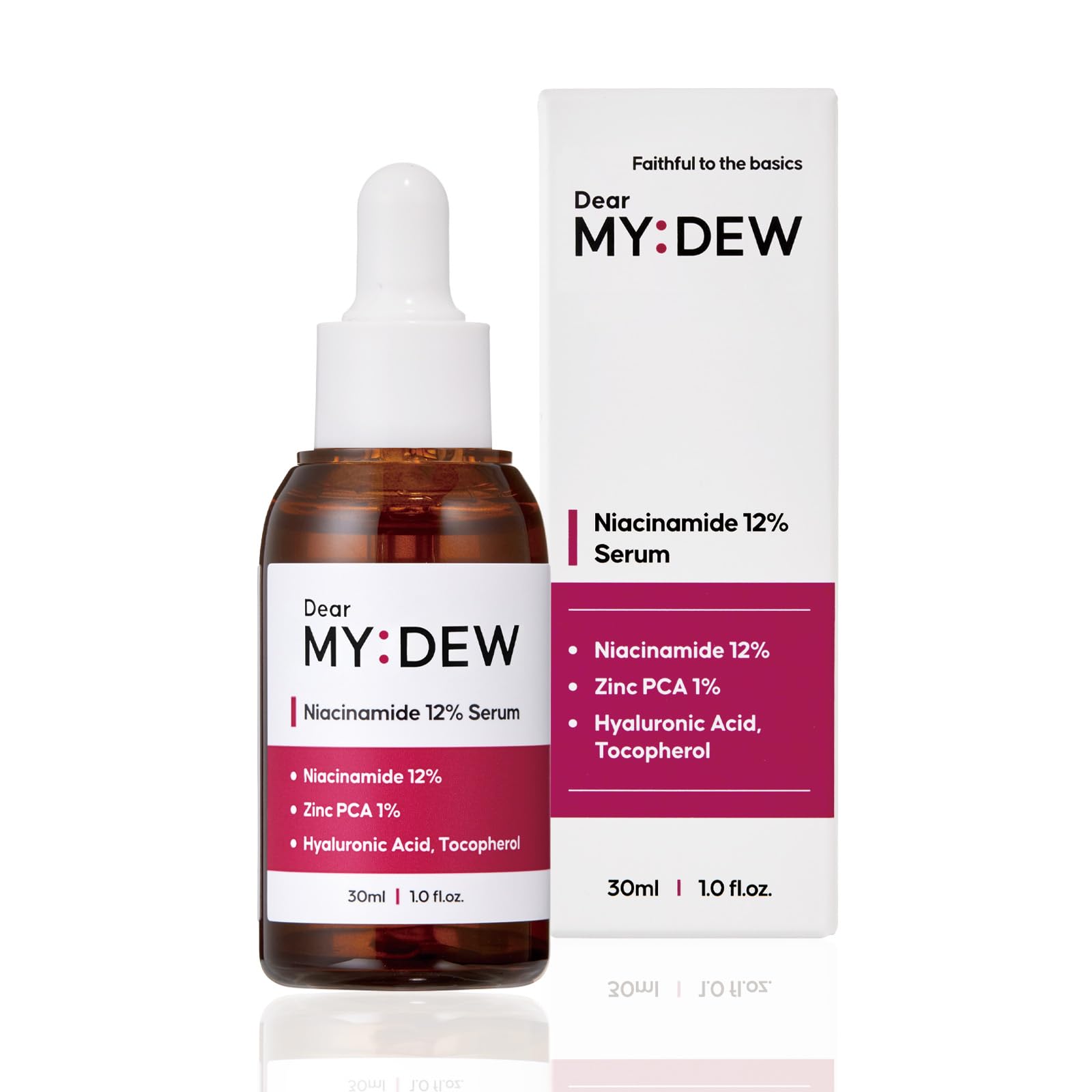 DearMYDEW 12% Niacinamide Serum with 1% Zinc PCA, Pore Minimizer for Face, Control Excess Oil