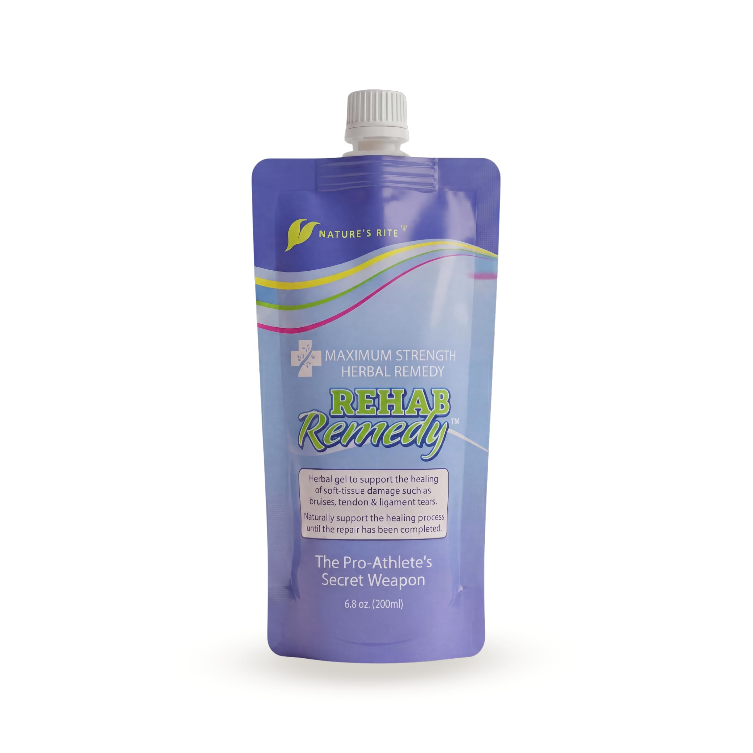 Nature's Rite Rehab Remedy Arnica Gel, 6.8 OZ (200ML), Soothing, Fast-Acting, Non-Greasy Muscle Relief with Natural Ingredients