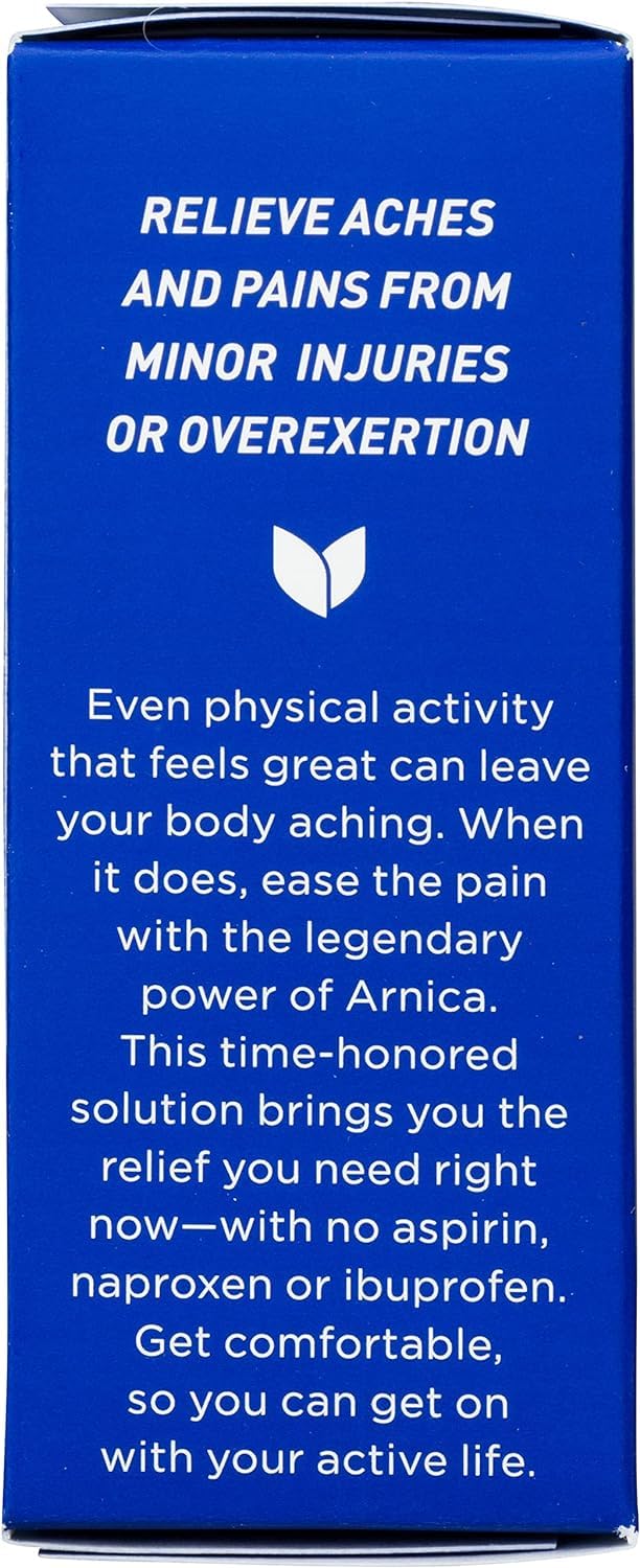 Hyland's Naturals Arnica Montana 30x Tablets, Natural Relief of Bruises, Swelling & Muscle Soreness