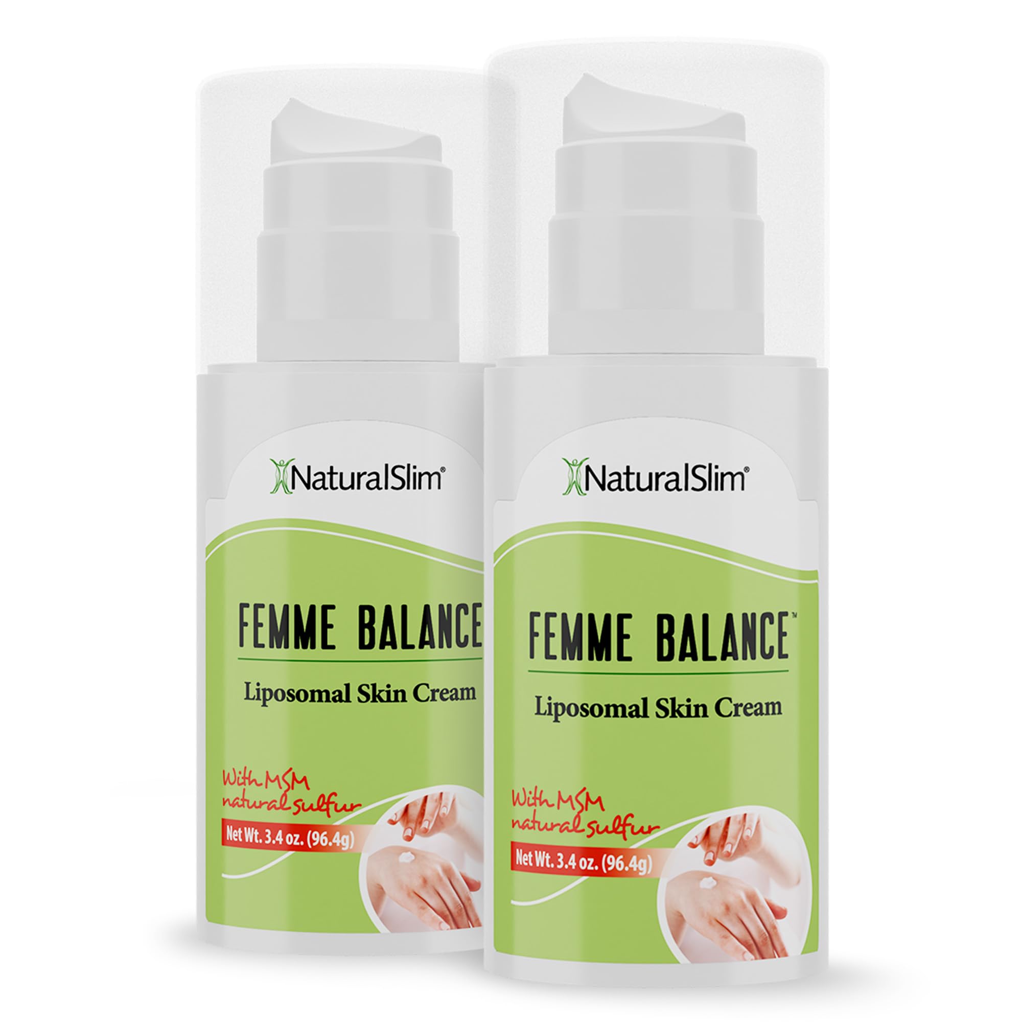 NaturalSlim Femme Balance - Progesterone Cream for Women - Natural Hormonal Balance & Menopause