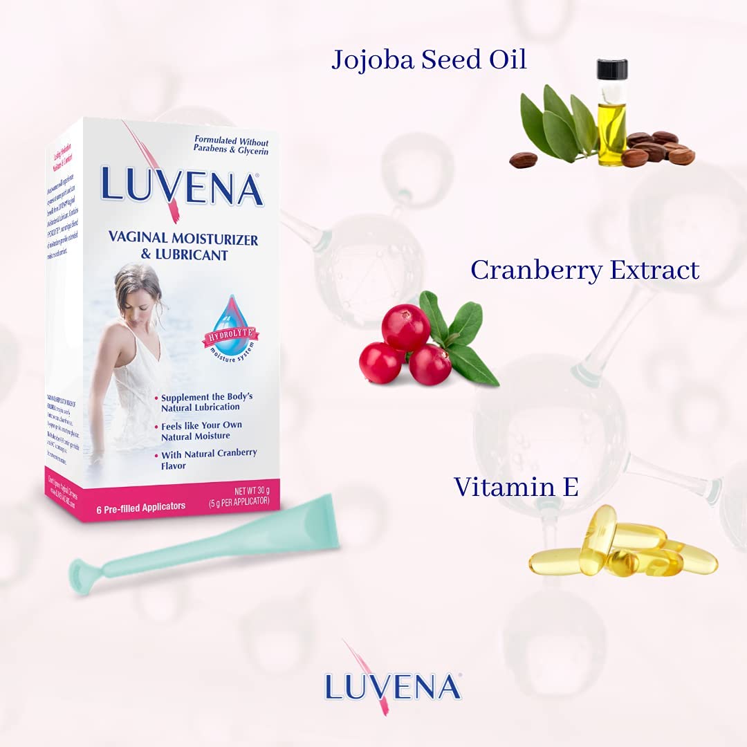 Luvena Moisturizer - Vaginal Moisturizer & Menopause Support for Women - Feminine Intimate