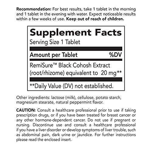 Enzymatic Therapy Remifemin Estrogen-Free Menopause Relief, 120 Tablets