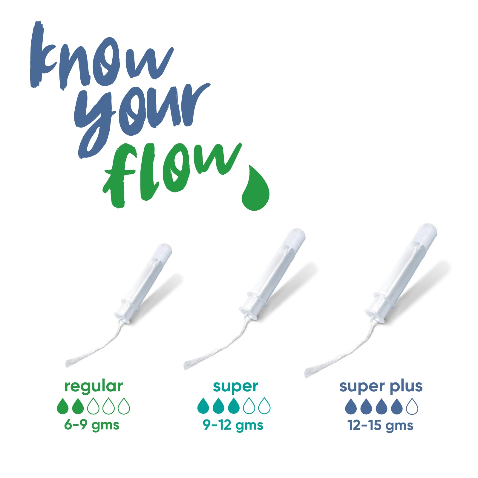 Oi | Organic Initiative - Tampons | Regular/Super Absorbency | Organic Cotton, Unscented