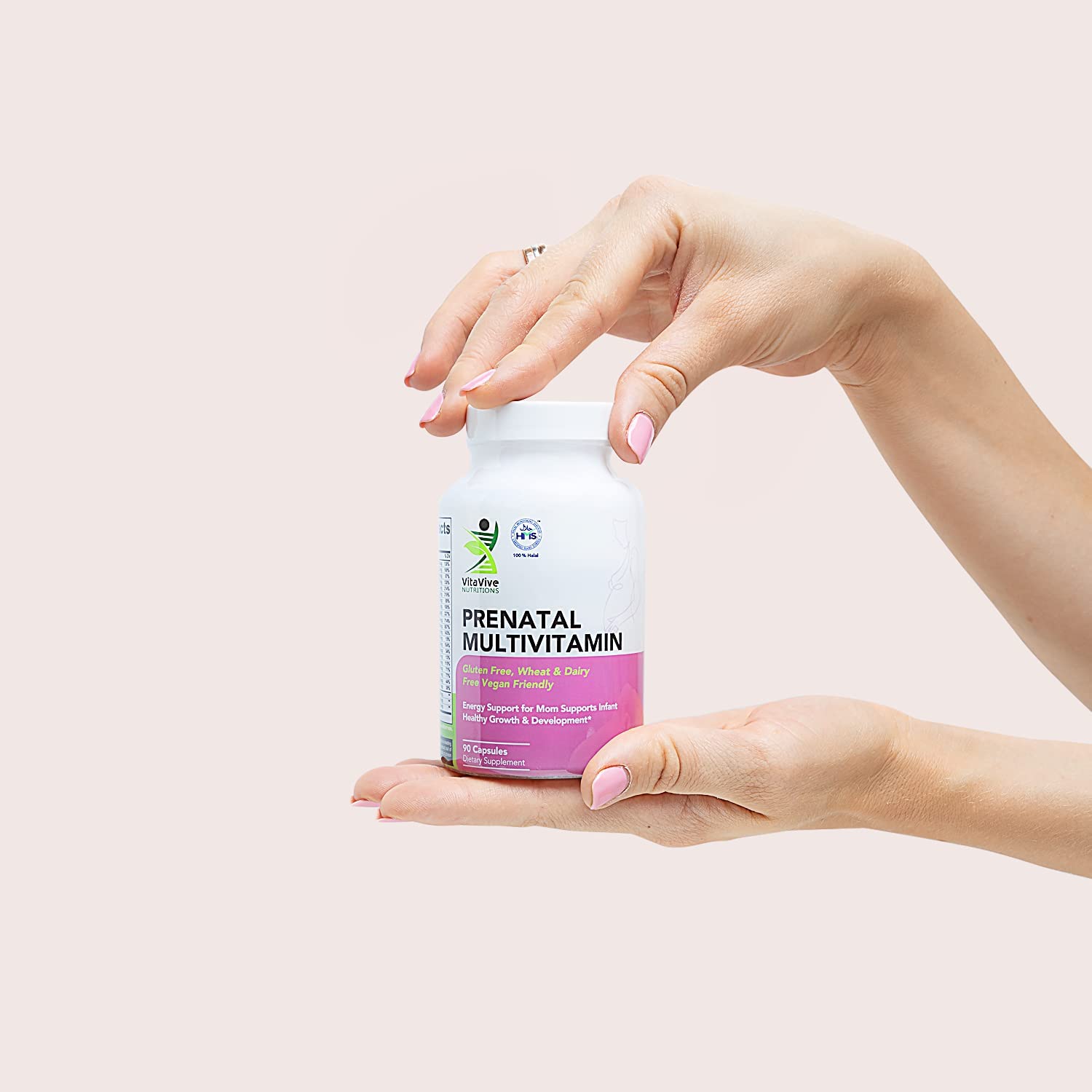 VitaVive Nutritions Prenatal Multivitamins – 90 Capsules – Vitamins and Minerals