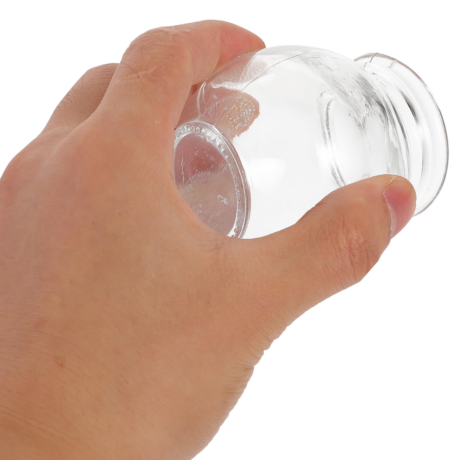 Healvian 8pcs Glass Fire Chinese Acupoint Cupping Glass Cupping Device Body Care Cupping Suction