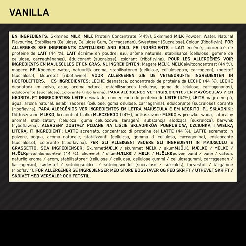 Optimum Nutrition High Protein Shake Bottles, Ready To Drink Healthy Snacks, No added