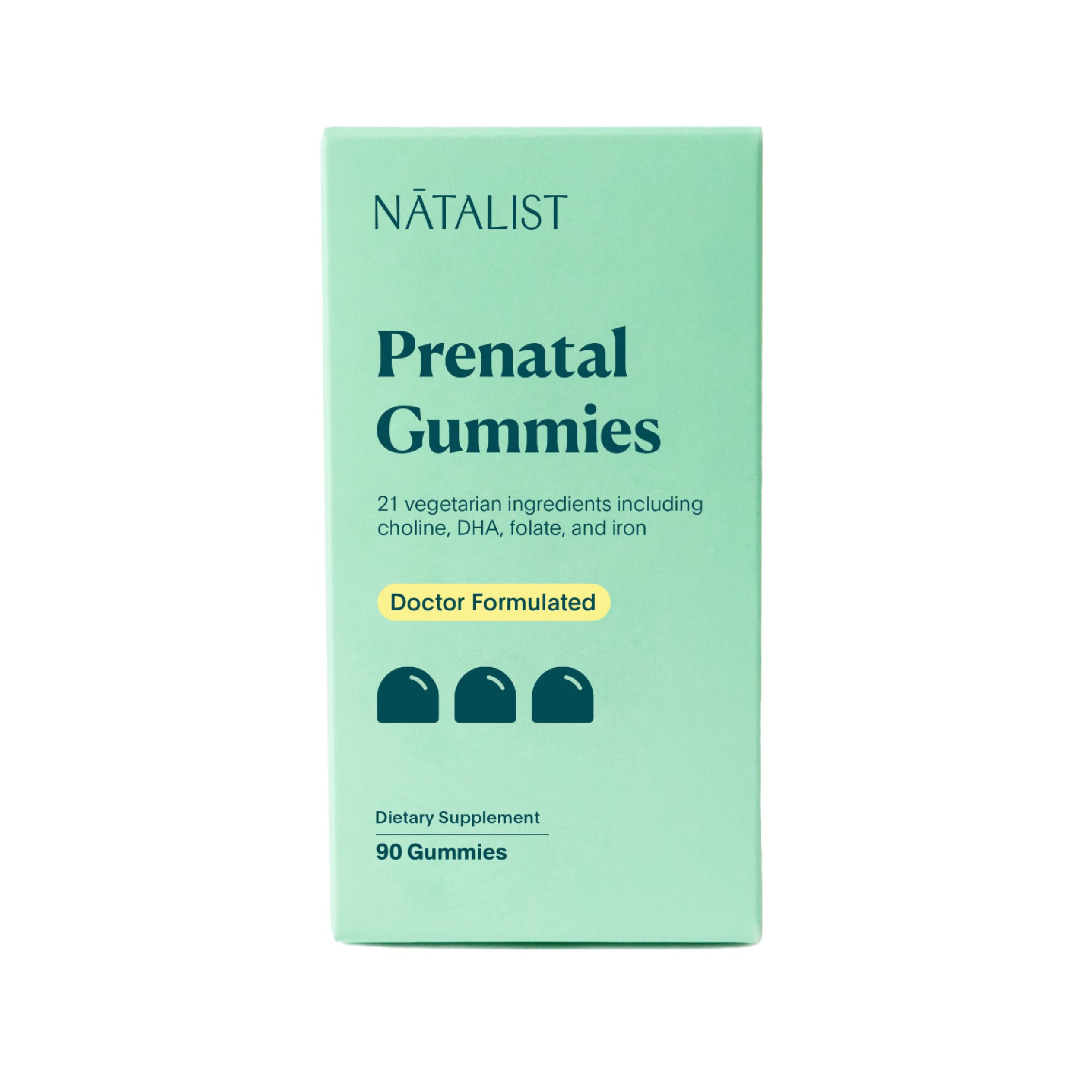 NATALIST Daily Immune Preconception & Pregnancy Gummy Bundle Prenatal Gummies 90 Count