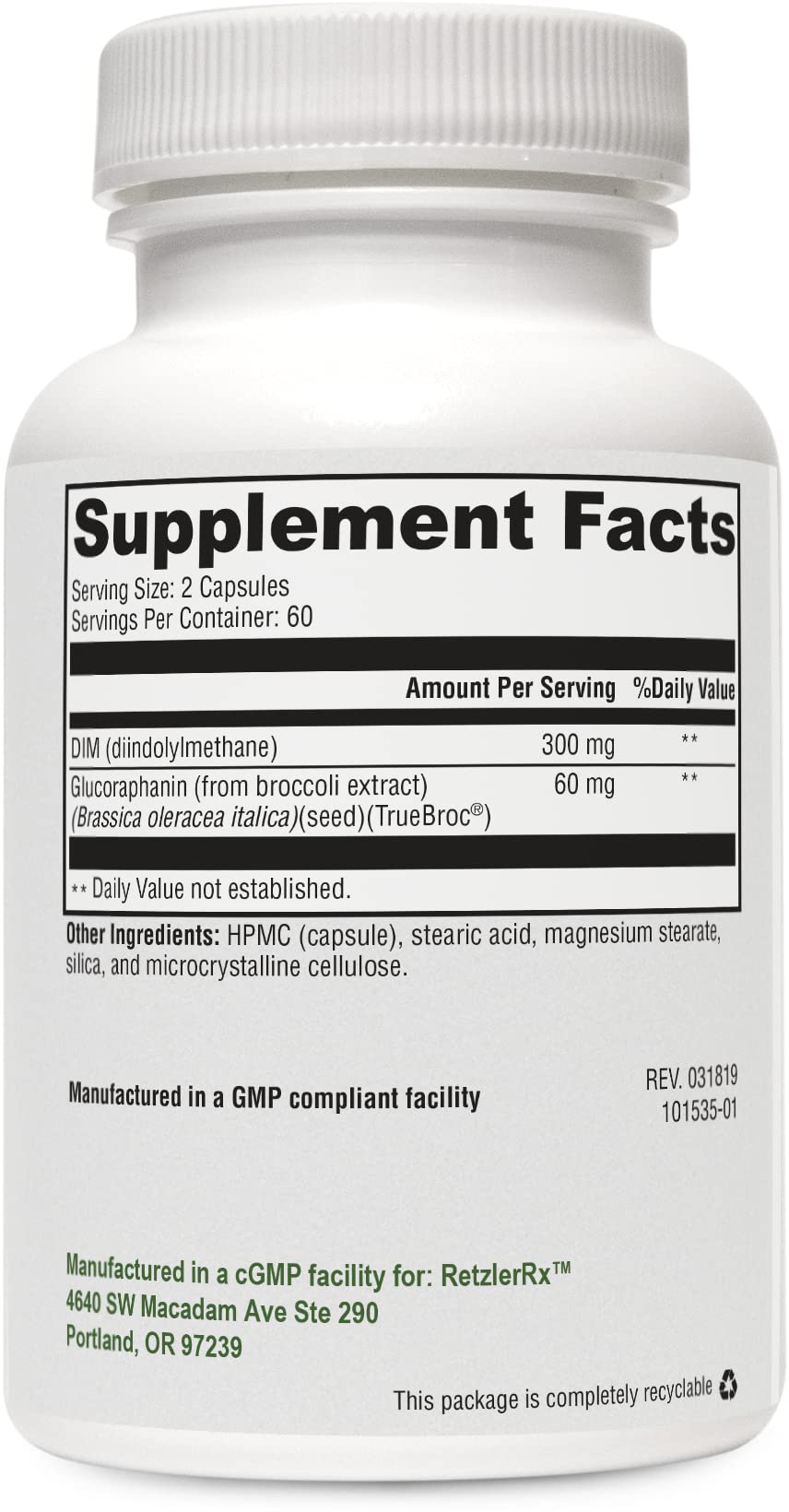 HormoneSynergy Estro Protect by Dr. Retzler™ - Estrogen Metabolism + Estrogen Detox Support Formula - DIM