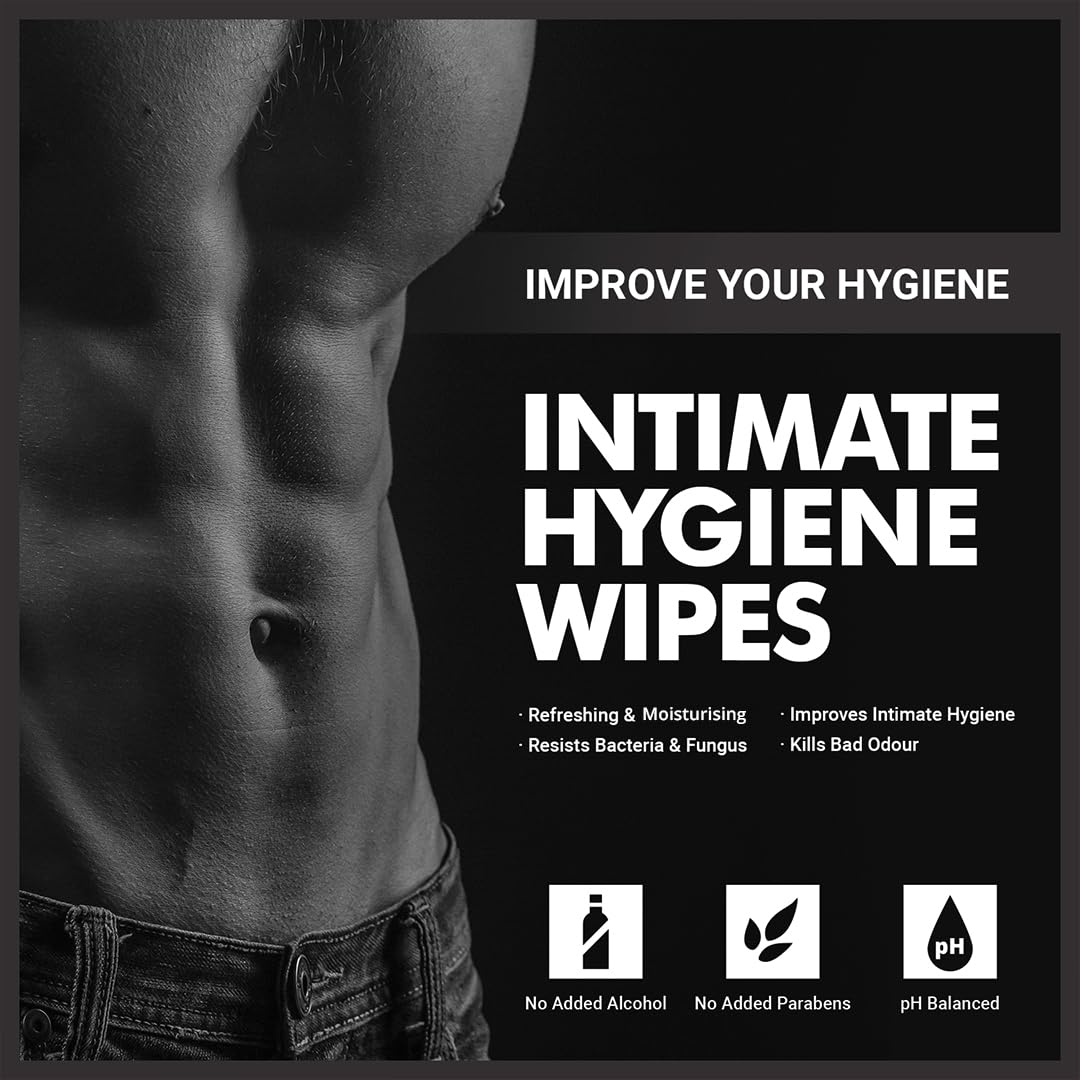 Skin Elements Intimate Hygiene Wipes | pH Balanced Wipes with Tea Tree Oil | Avoids Itching and Bad Odor
