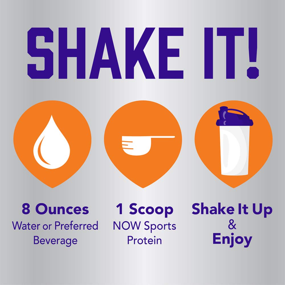 NOW Sports Nutrition, Whey Protein Isolate, 25 G With BCAAs, Creamy Chocolate Powder