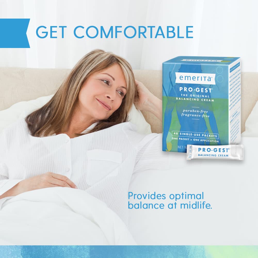 Emerita, Pro-Gest Paraben Free, 48 Count