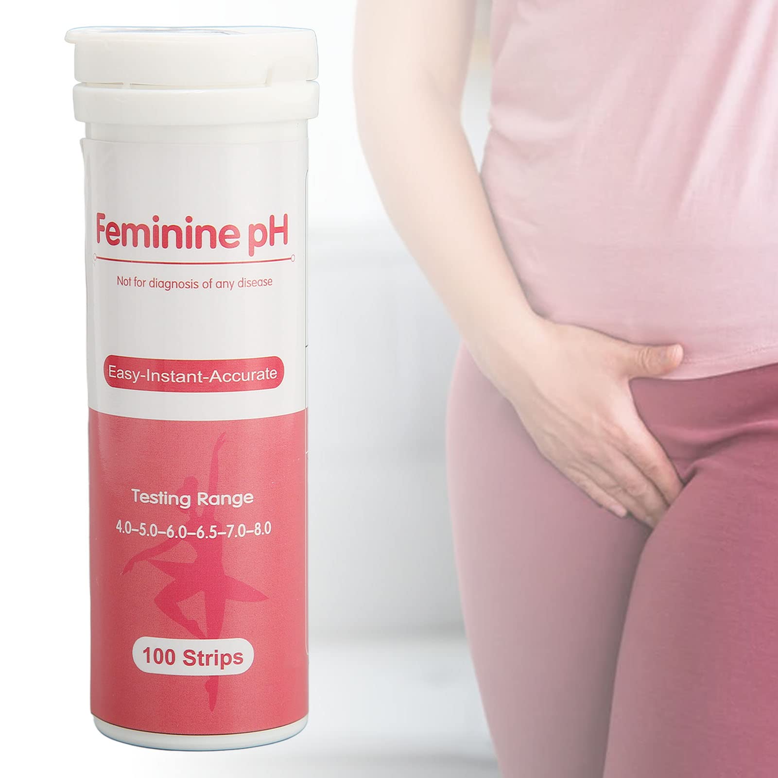 Vaginal PH Test, PH Test Strips for Testing Alkaline and Acid Levels in The Body