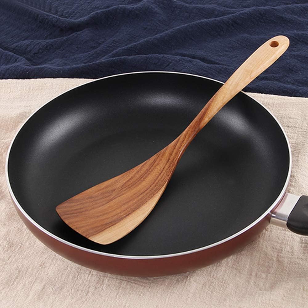 5-7 Piece Acacia Wood Cooking Utensil Set – Non-Toxic Wooden Spoons & Spatulas