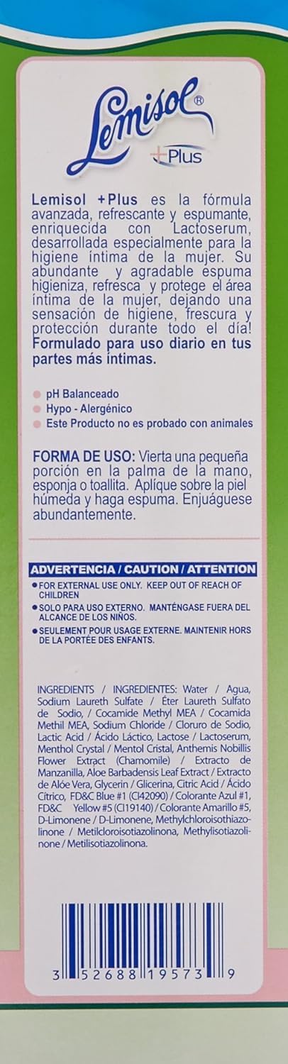 Lemisol Plus Feminine Wash 16 oz (Pack of 5)