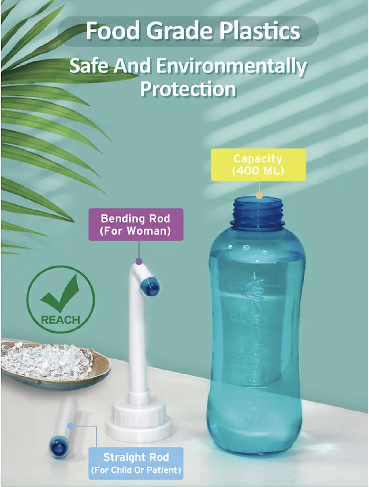 Peri Bottle , Squeeze-Free Portable Bidet for Postpartum Essentials, Peri Bottles for Feminine Hygiene