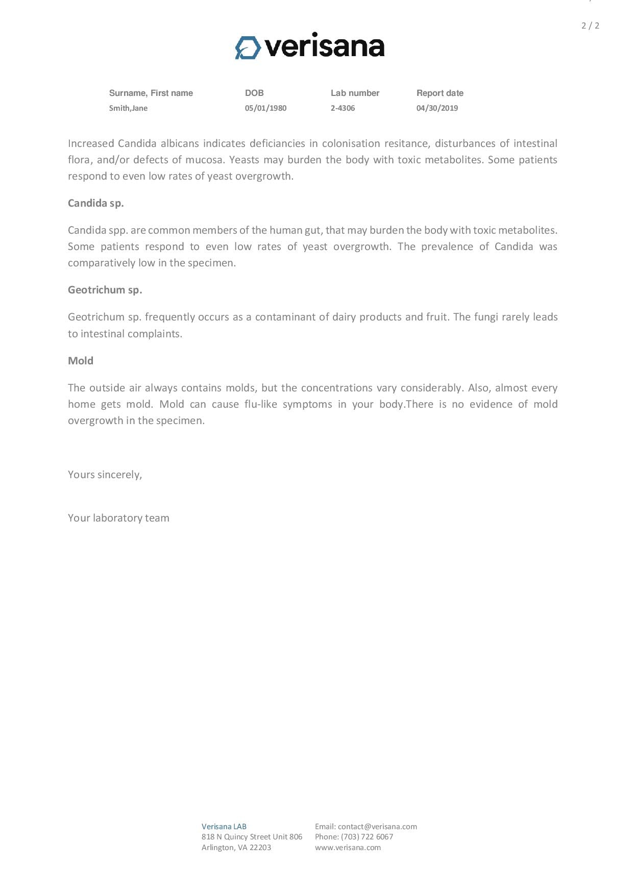 Candida & Helicobacter & Zonulin Test – Lab Testing Kit for Diagnosing Candida, H Pylori and Zonulin