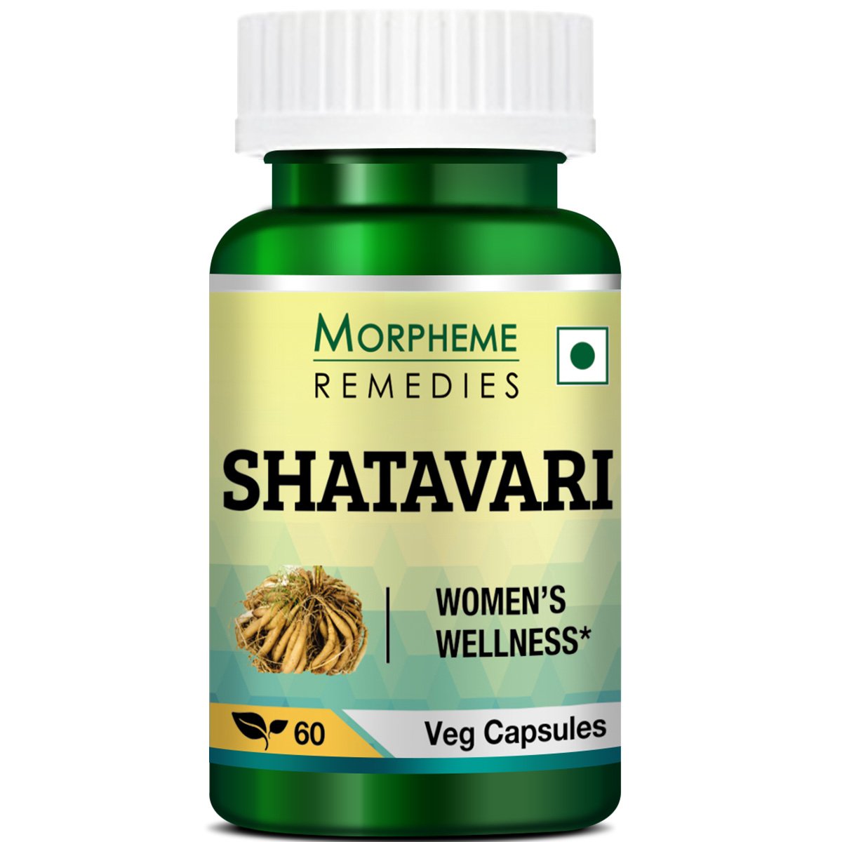 Morpheme Shatavari (Asparagus Racemous) 500mg Extract 60 Veg Caps - 6 Bottles