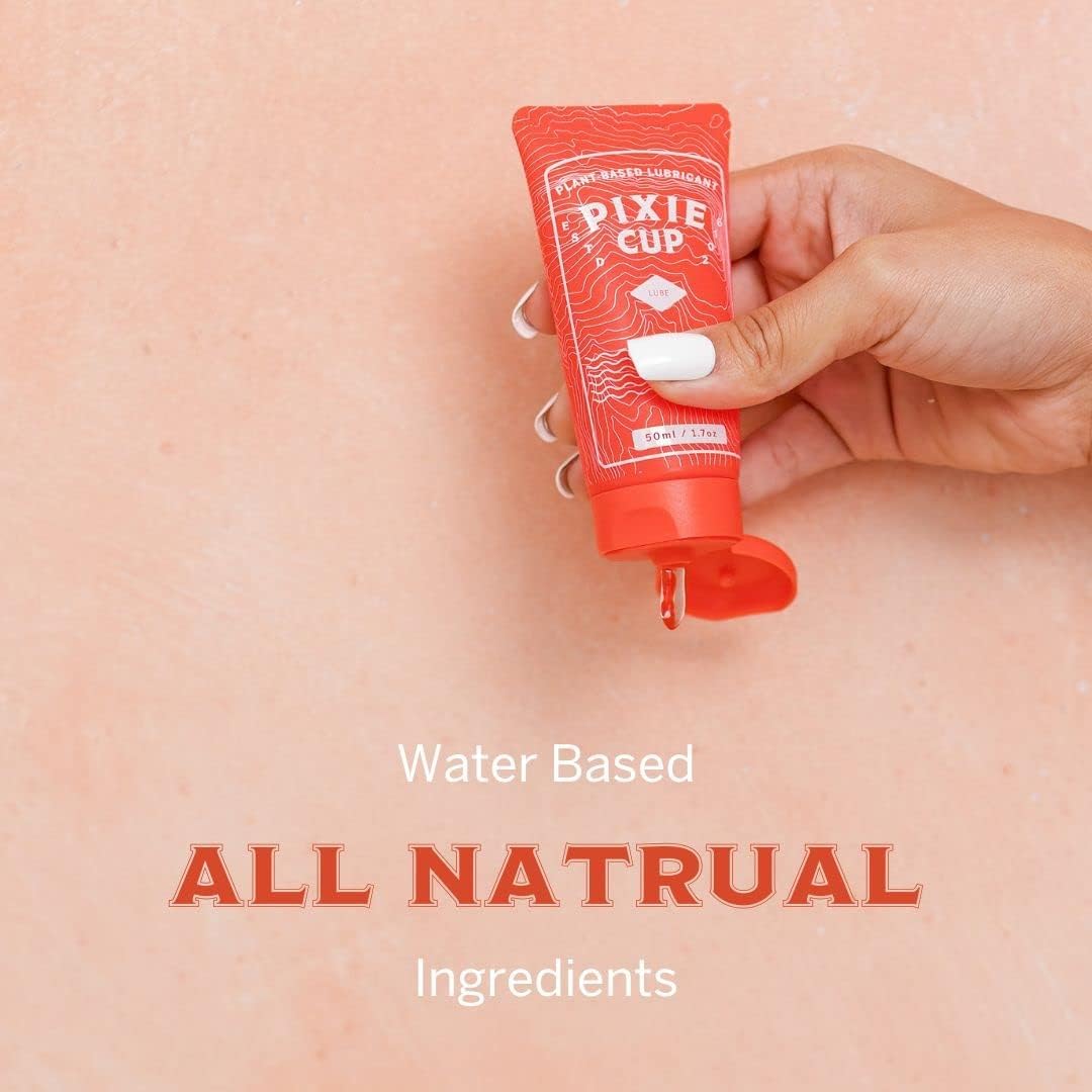 Pixie Menstrual Cup Lube - Make it Easy to Insert Your Period Cups - All Natural Water Based Lubricant