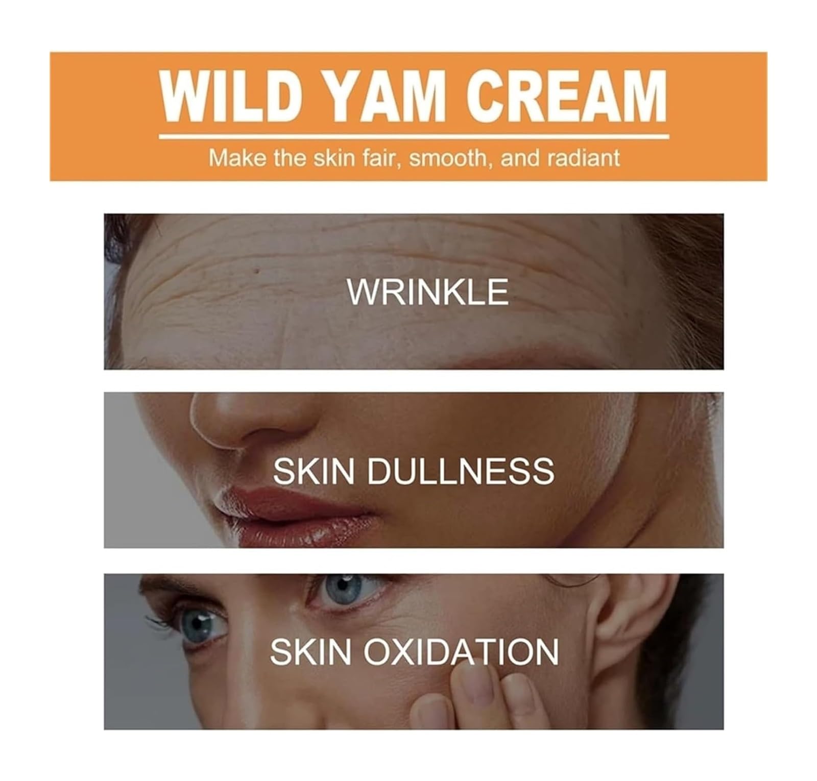 ECLAYA Wild Yam Cream, Wild Yam Cream Organic,Wild Yam Cream for Women Hormone Balance