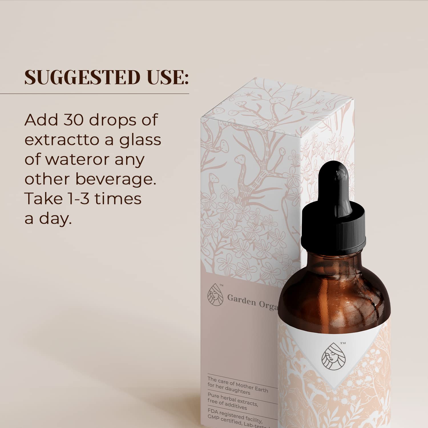 Wild Yam USDA Organic Alcohol-Free Extract | Dietary Supplement, High-Potency Tincture