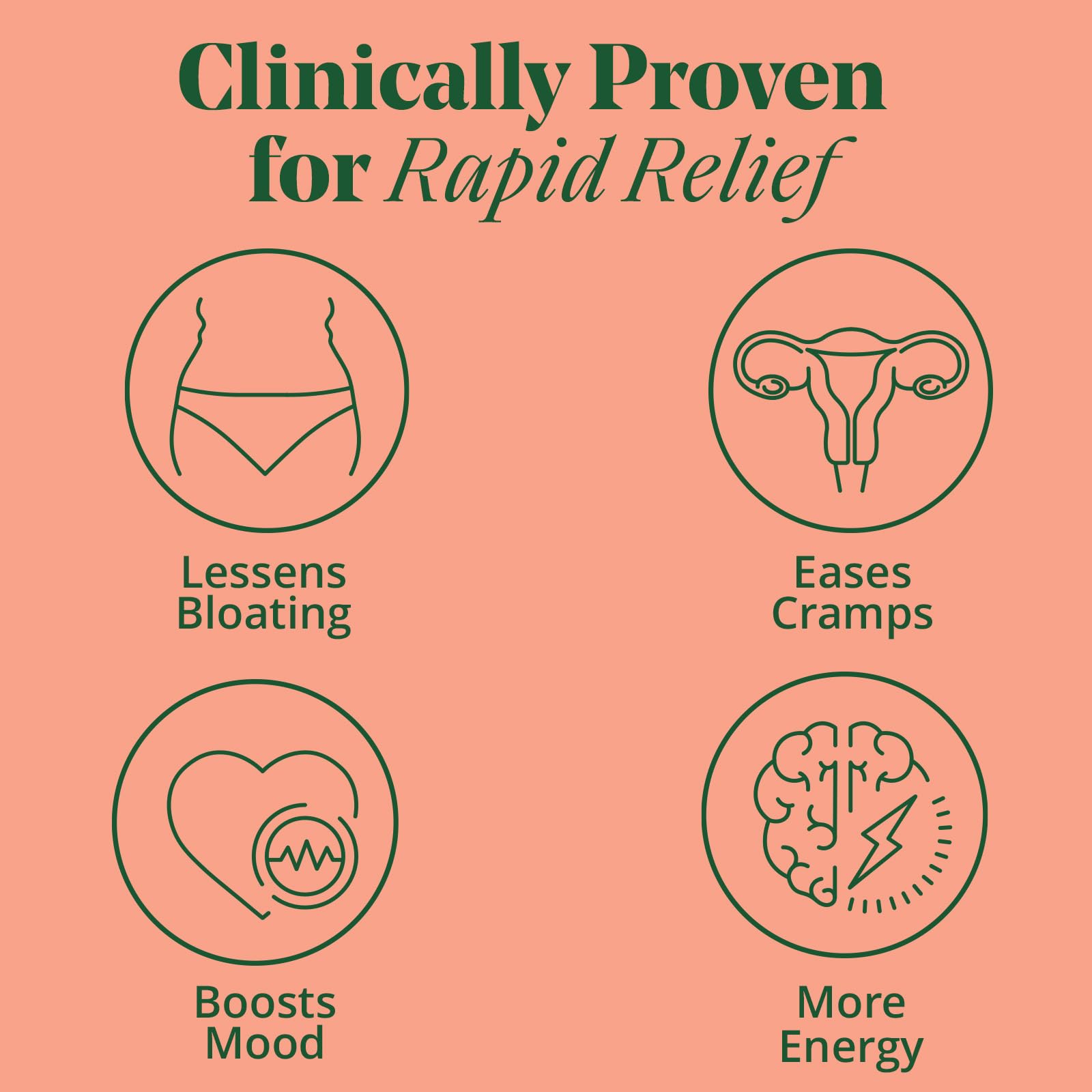 PMS & Period Relief - Menstrual Cramp Relief: No More Period Cramps, Mood Swings, or Bloating