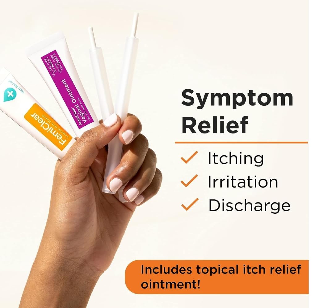FemiClear 2-Day Dose Yeast Infection and Itch Control Ointment, for Moderate to Intense Symptoms