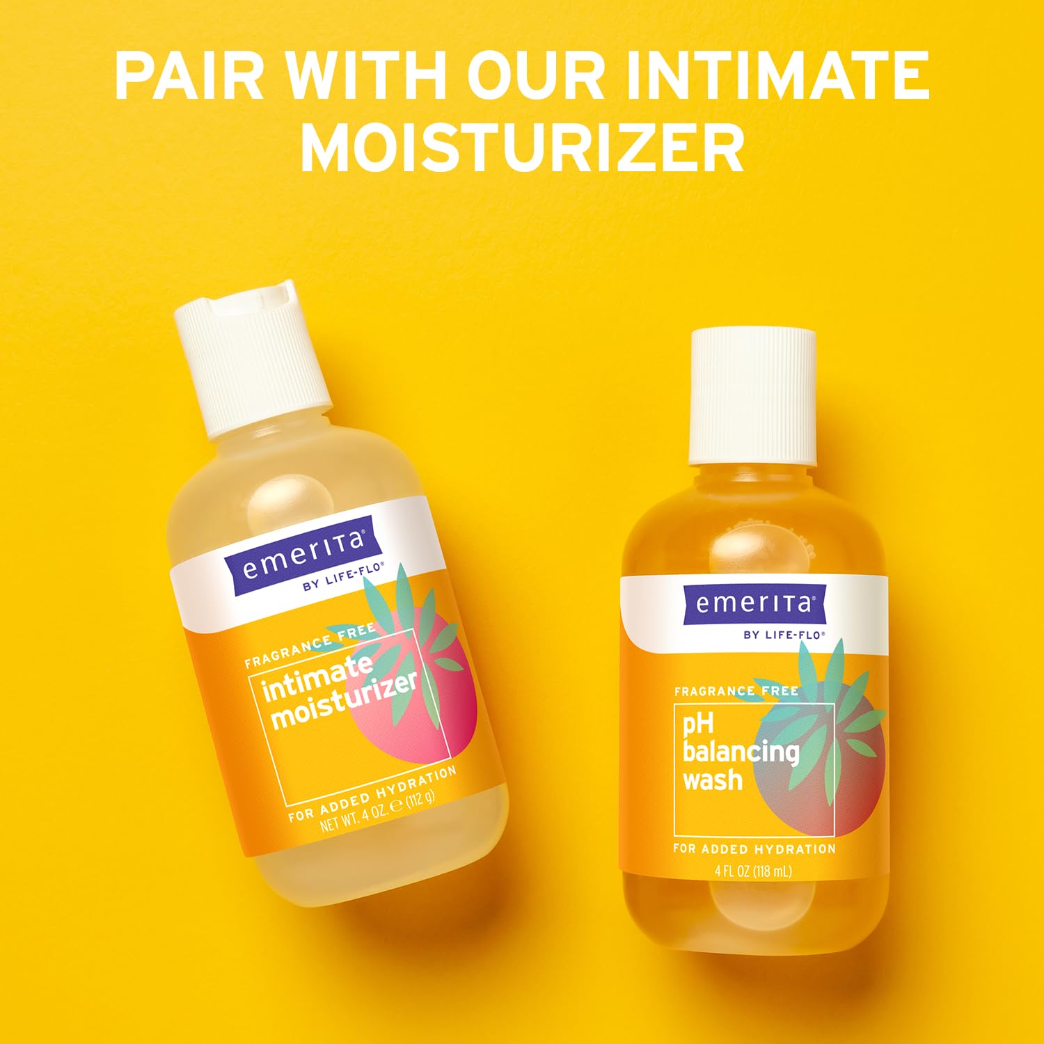 Emerita by Life-flo pH Balancing Feminine Wash, Hydrating Cleanser Soothes Delicate Areas