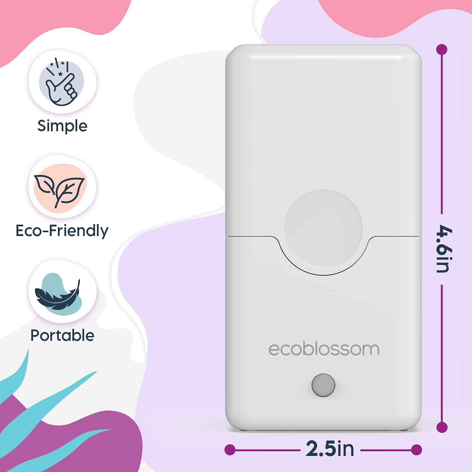 Ecoblossom Menstrual Cup Sterilizer - Modern Menstrual Cup Cleaner Unscented Sanitizer