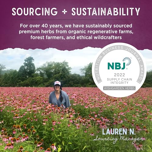 WishGarden Herbs Hot Flash Mitigating Tonic - Natural Herbal Hot Flash Relief & Night Sweats Supplement