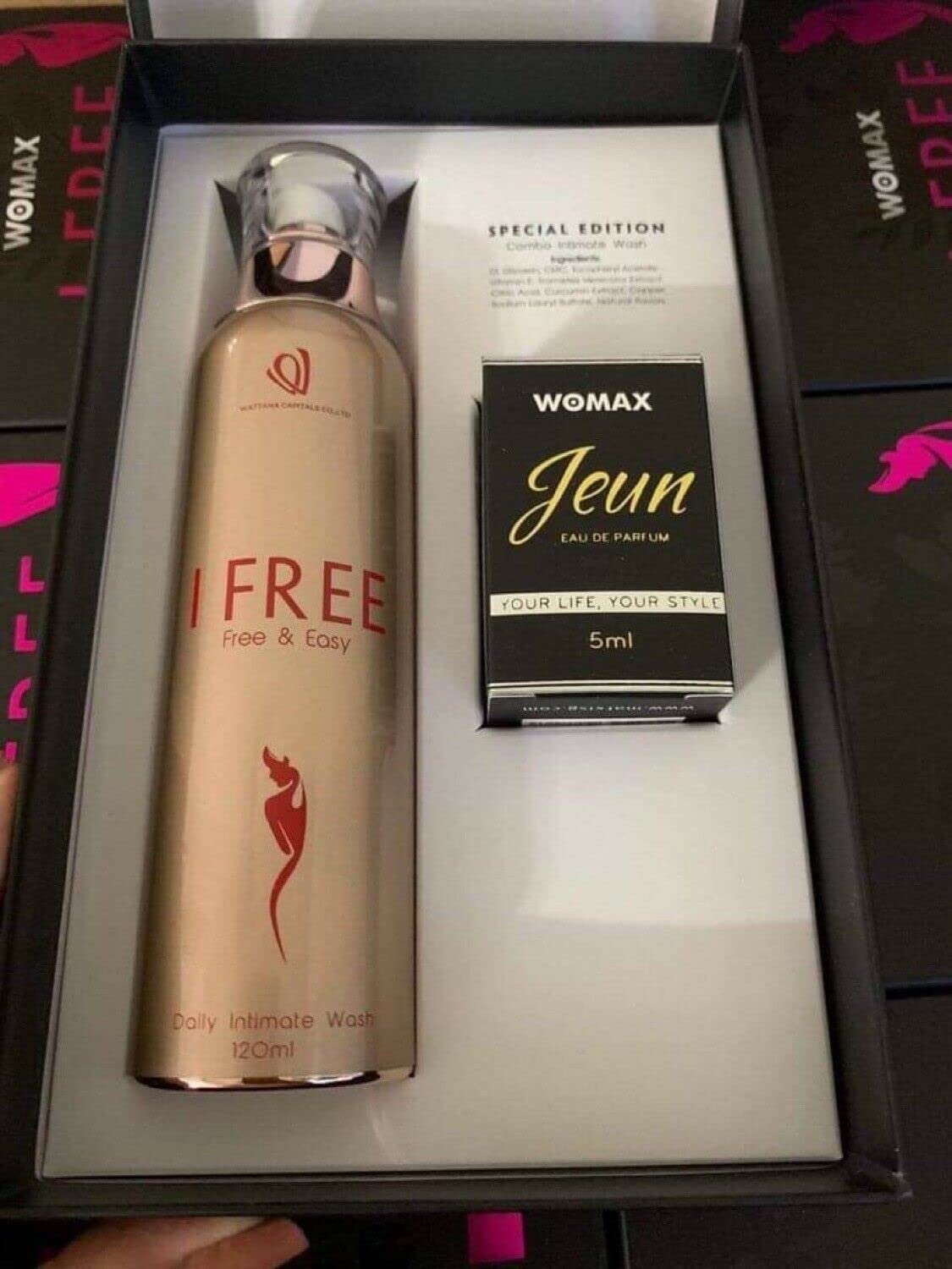 MATXI S.G Combo IFree -Daily Intimate Wash- Feminine Care Wash 120ml & Inner Perfume Jeun 5ml