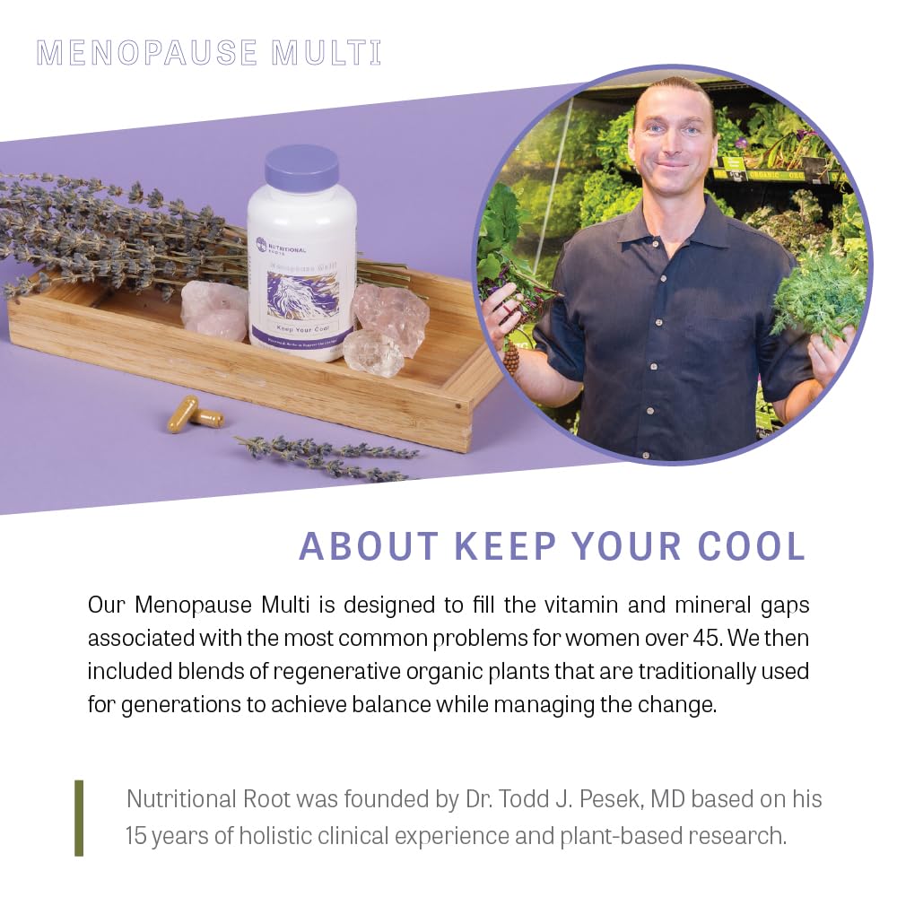 Nutritional Roots 5-in-1 Menopause Support Herbal Multivitamin for Women