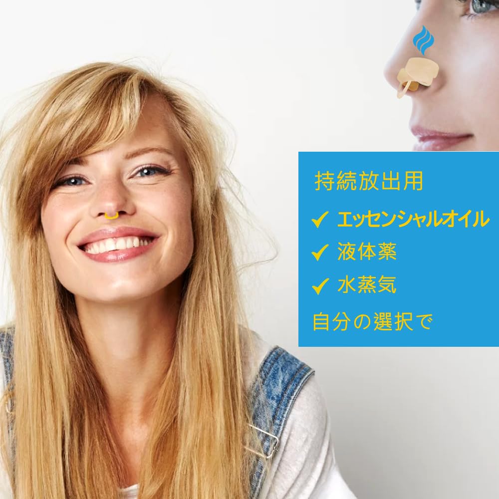 WoodyKnows Nasal Oil Diffuser, New Model │ Invisible Personal Aromatherapy