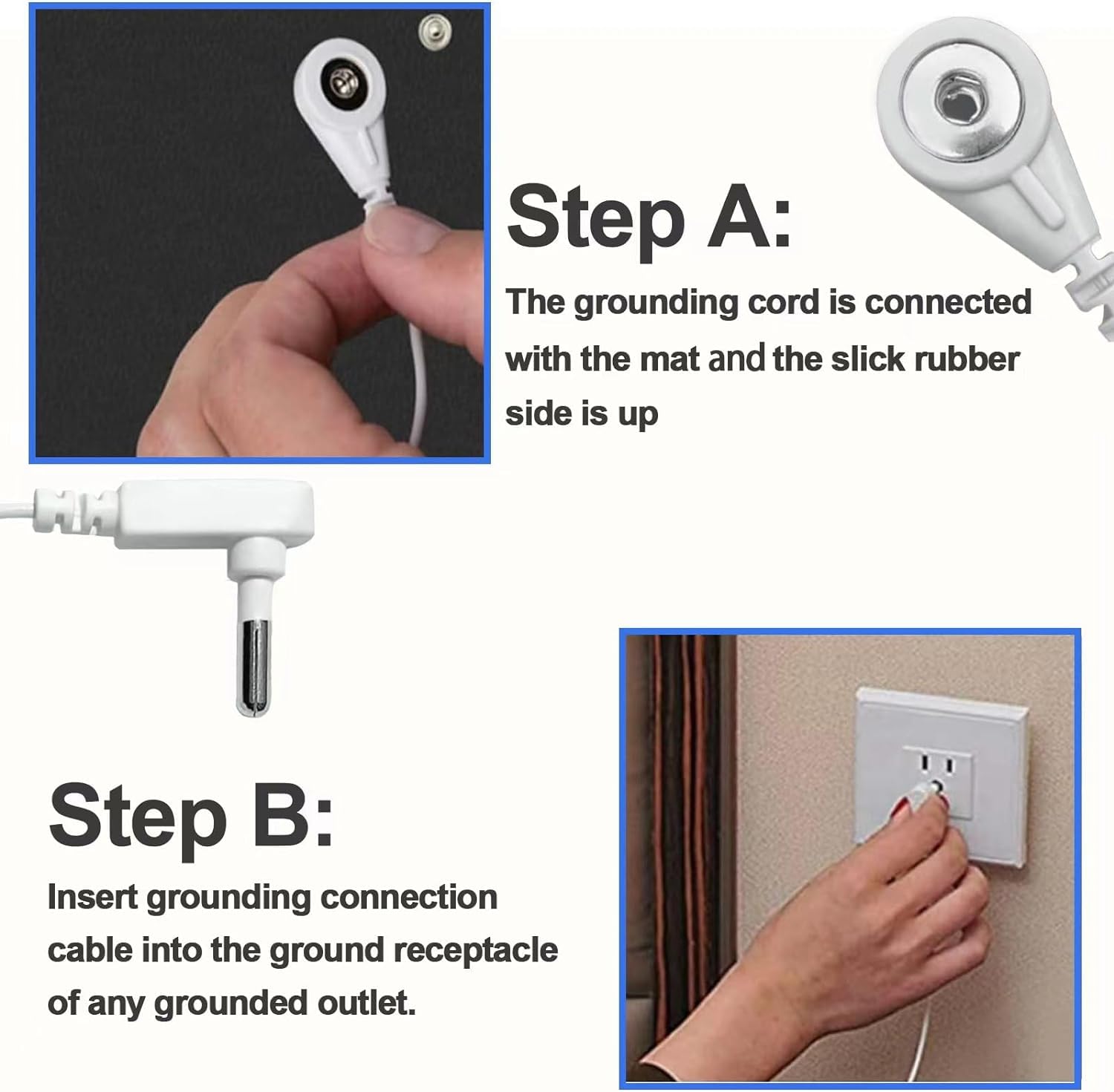 Grounding Wristband Wrist Straps for Therapy Floral Grounding Magnetic Wristband