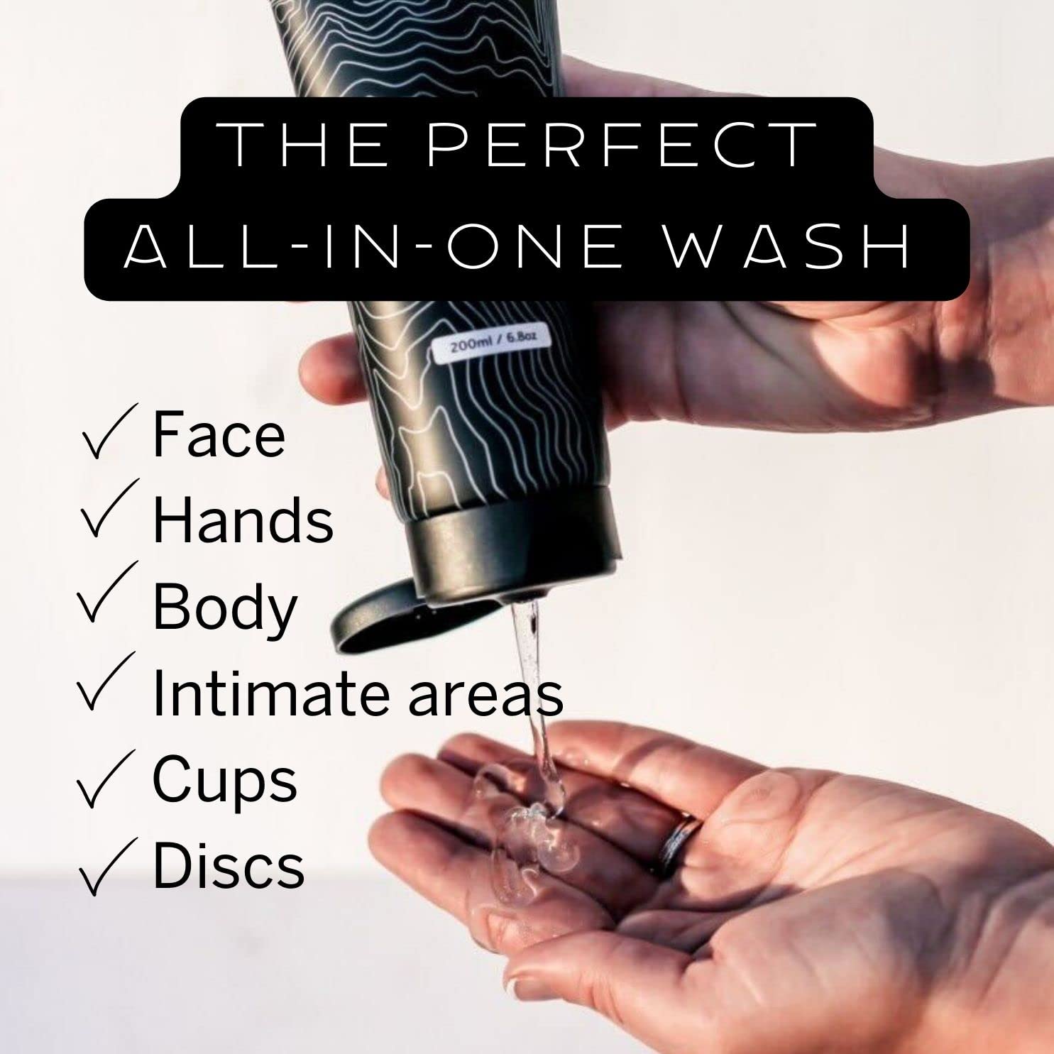 Pixie Cup Menstrual Cup Cleaner Kit - Sterilizer Wash, Public Restroom Carry Cup, 20 Wipes