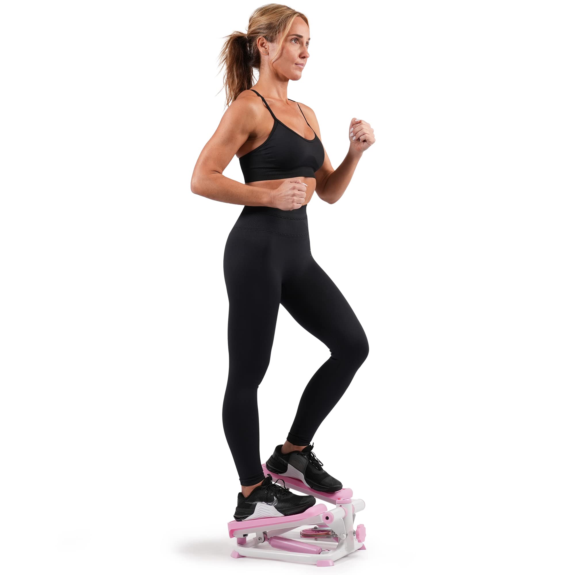 Sunny Health & Fitness Mini Stepper for Exercise Low-Impact Stair Step Cardio Equipment