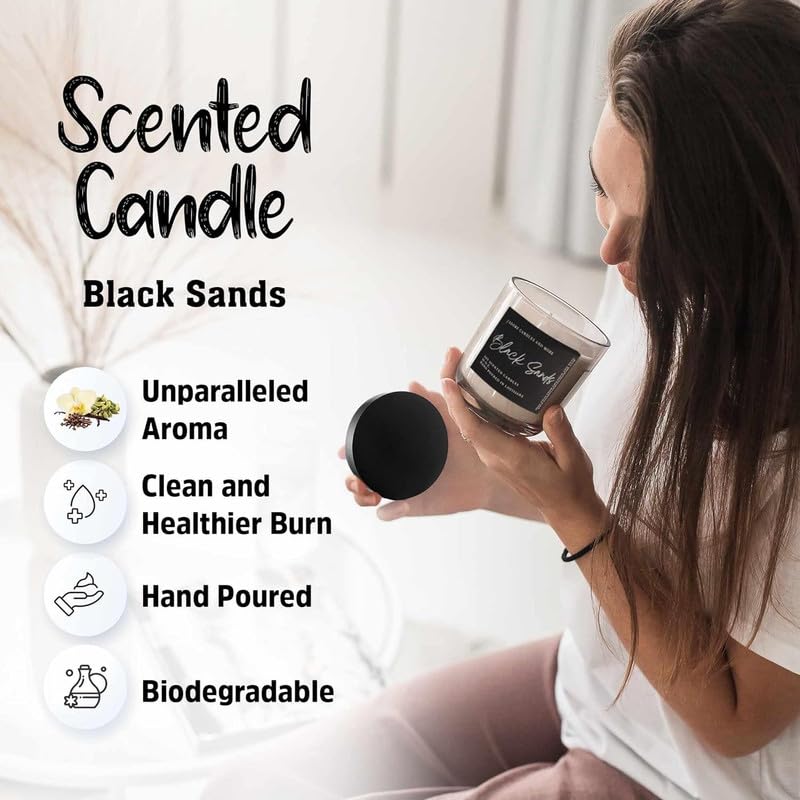 100% Soy Candles Clearance (16 Oz) - Hand Poured Scented with Essential Oil, Aromatherapy Candles