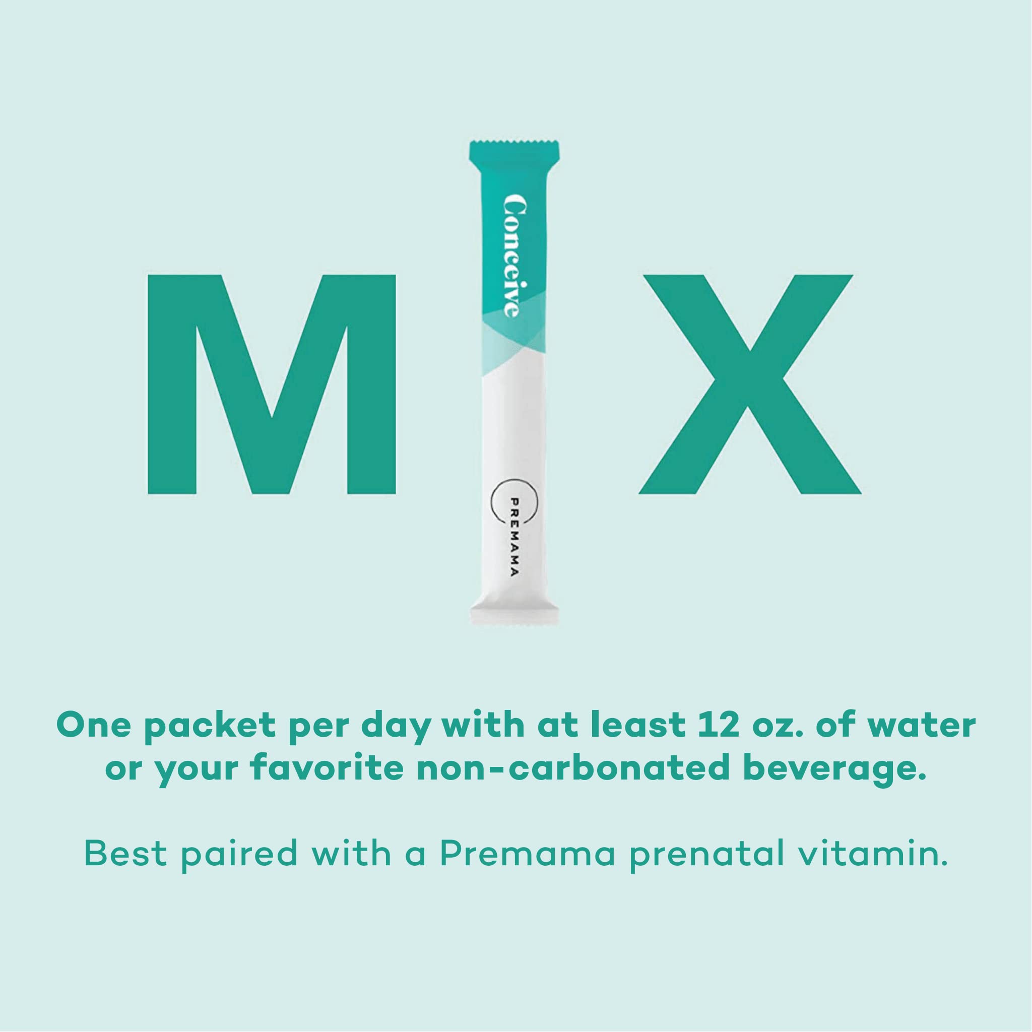 Premama Prenatal Vitamin Energy Boost Drink Mix & Fertility Support Bundle, Omega 3, B Vitamins