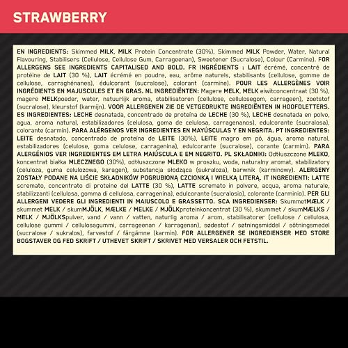 Optimum Nutrition High Protein Shake Bottles, Ready To Drink Healthy Snacks, No added