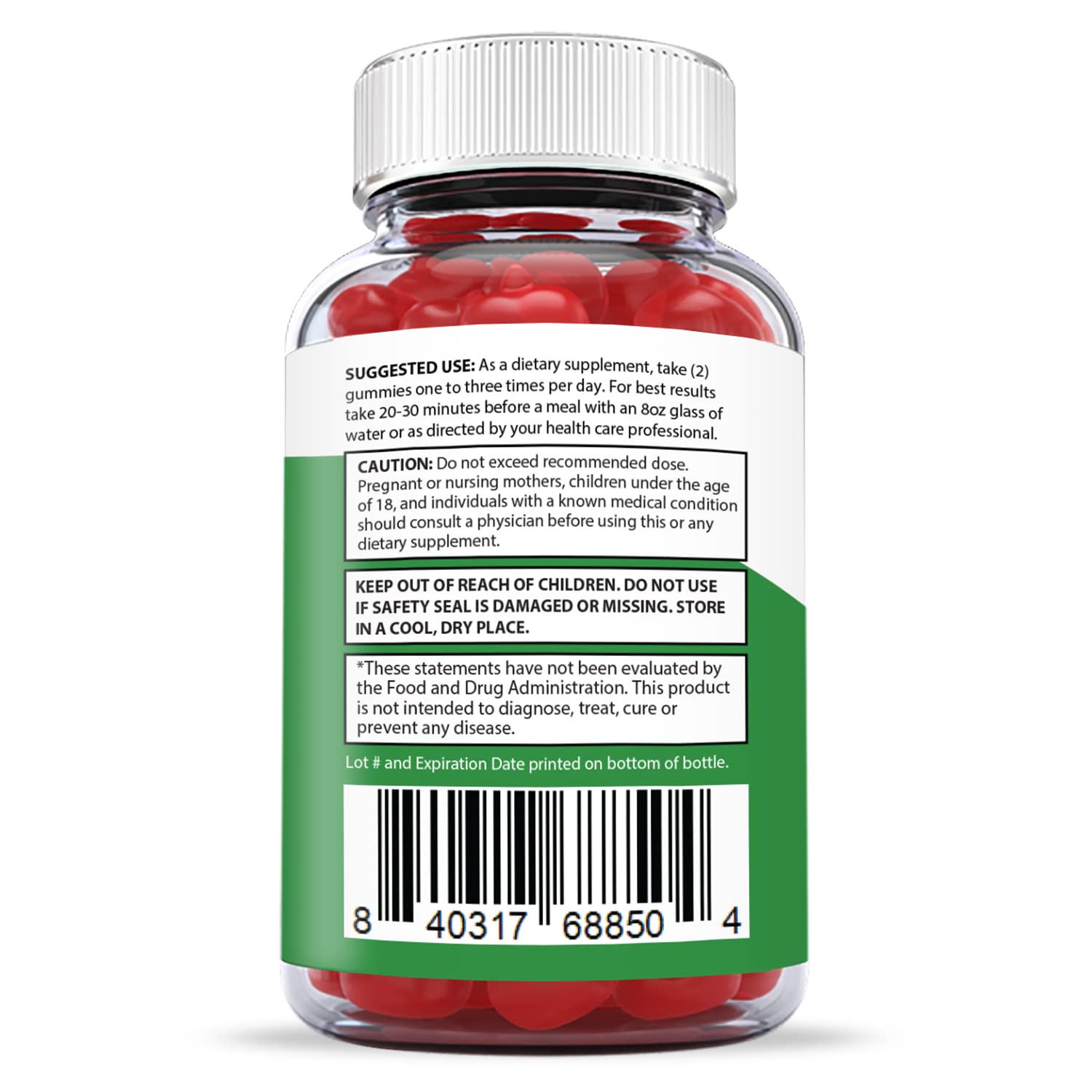 Justified Laboratories Active Keto ACV Gummies 1000MG with Pomegranate Juice Beet