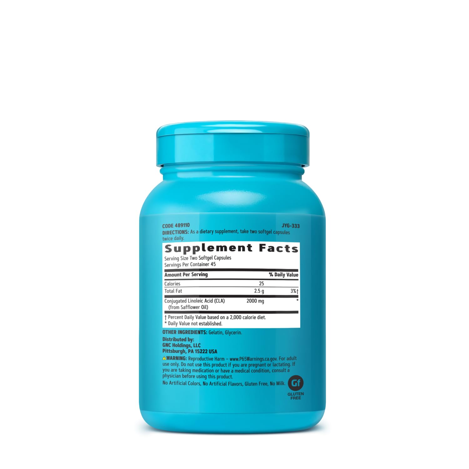 GNC Total Lean CLA | Improves Body Composition & Lean Muscle Tone, Fuels Fat Metabolis