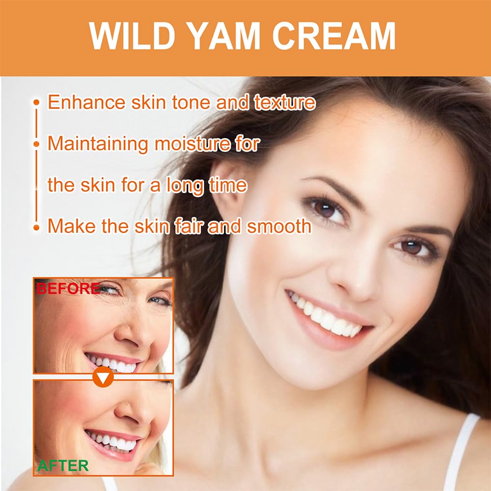 Aniswan Yam Cream, Wild Yam Cream - Annas Wild Yam Cream Organic for Hormone Balance