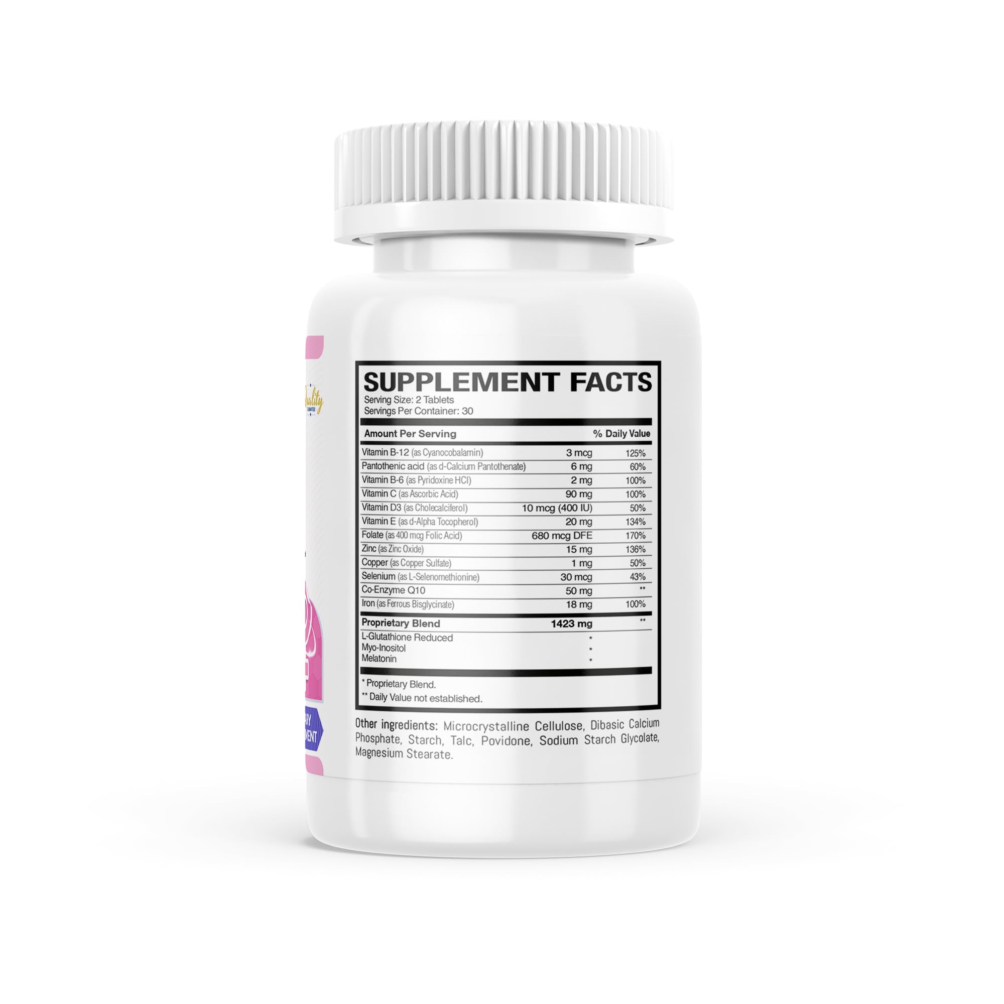 FertilKey-F Forte | Women's Fertility Blend | CoQ10, Myo-Inositol, Iron, Selenium | Boosts Fertility