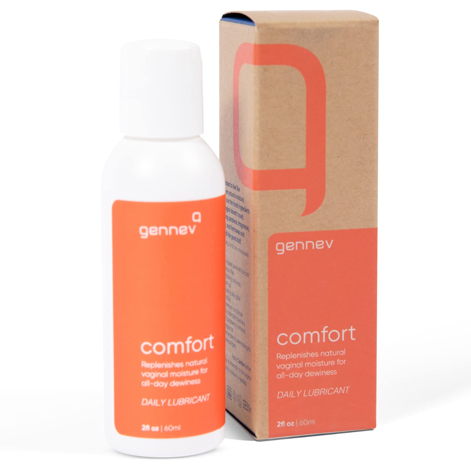 Gennev Intimate Water-Based Lubricant for Women - 2-in-1 Menopause Lubricant and Feminine