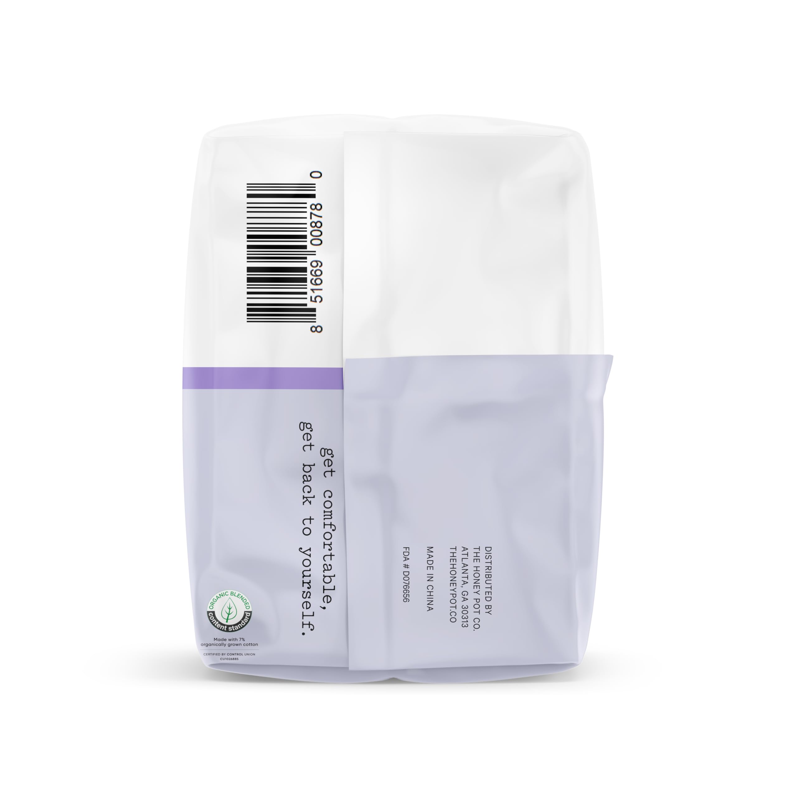 The Honey Pot Company - Non-Herbal Overnight Pads with Wings - Organic Pads for Women