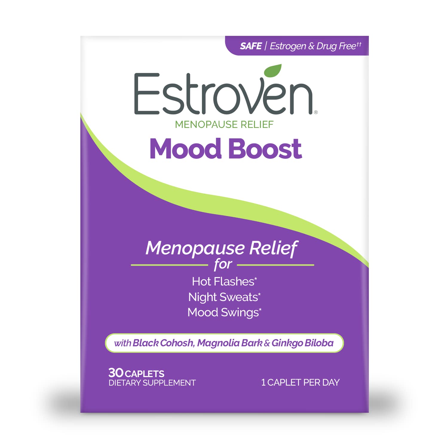 Estroven Weight Management for Menopause Relief - 30 Ct. & Mood Boost for Menopause Relief - 30 Ct