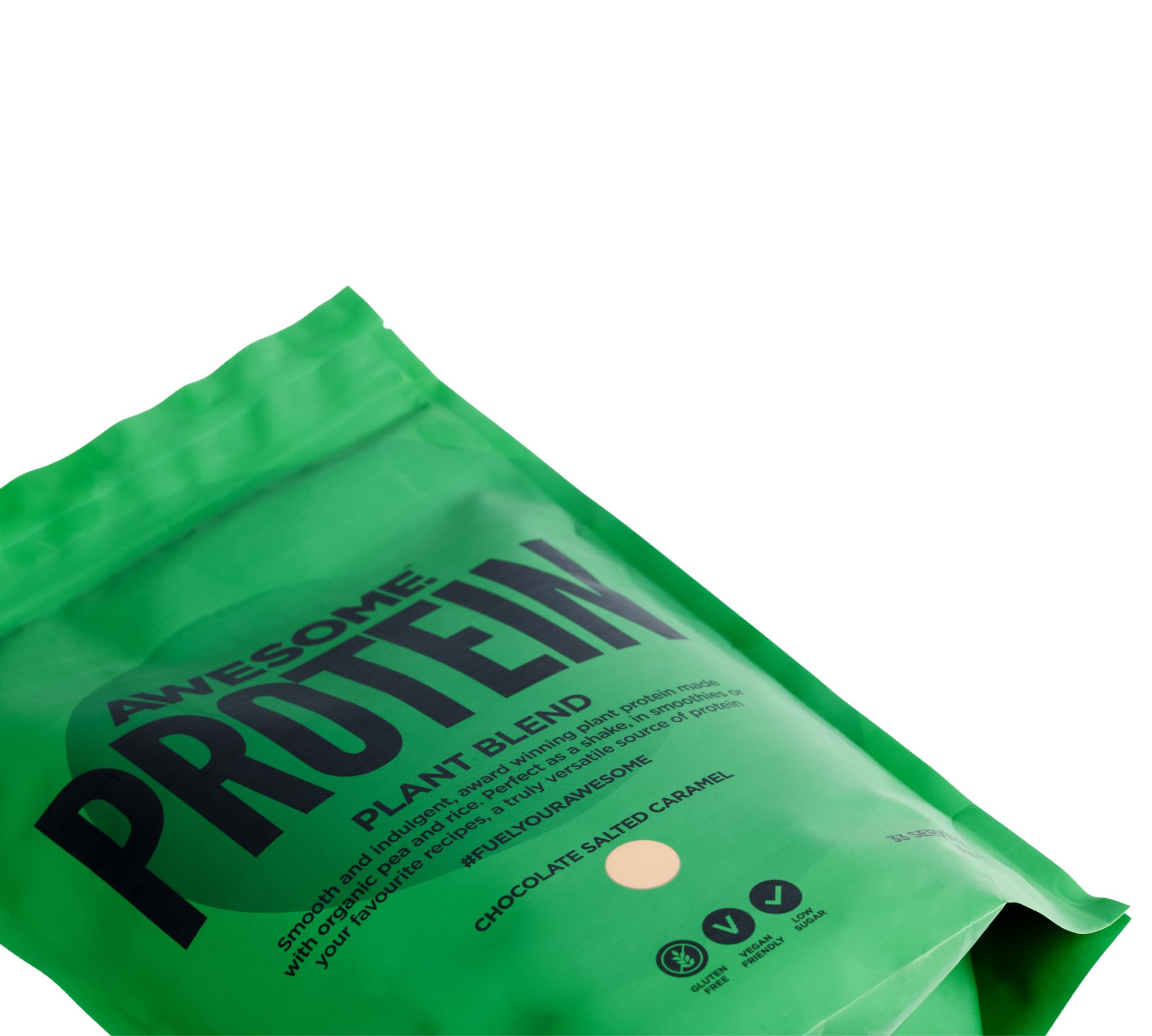 Chocolate Salted Caramel Awesome Protein Powder by Ben Coomber | 1kg Vegan Organic Flavoured Protein