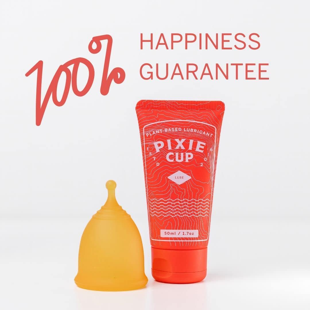 Pixie Menstrual Cup Lube - Make it Easy to Insert Your Period Cups - All Natural Water Based Lubricant