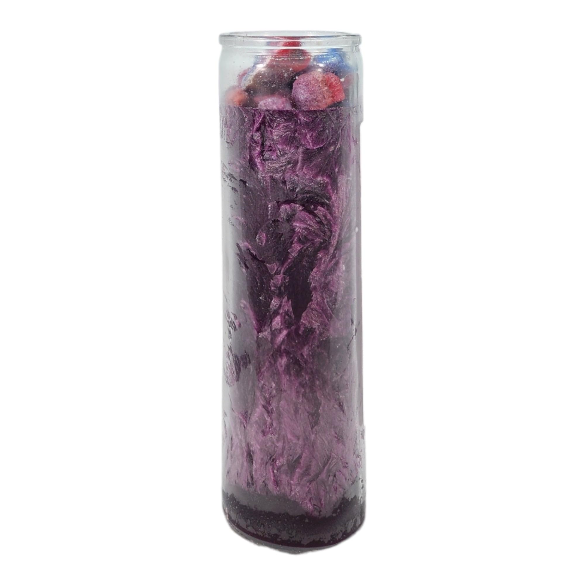 Despair-Palm Wax Spiritual Intention Spell Candle-[Purple] | Vela CASA ESOTERICA PERFUMADA