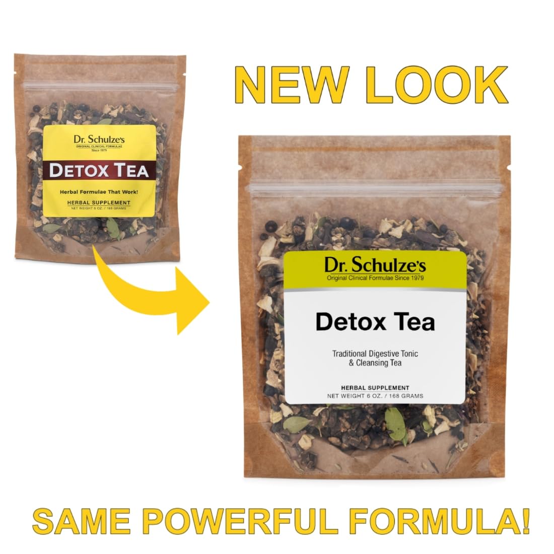 Dr. Schulze's | Detox Tea | All Purpose Herbal Tonic | Powerful Digestive Stimulant